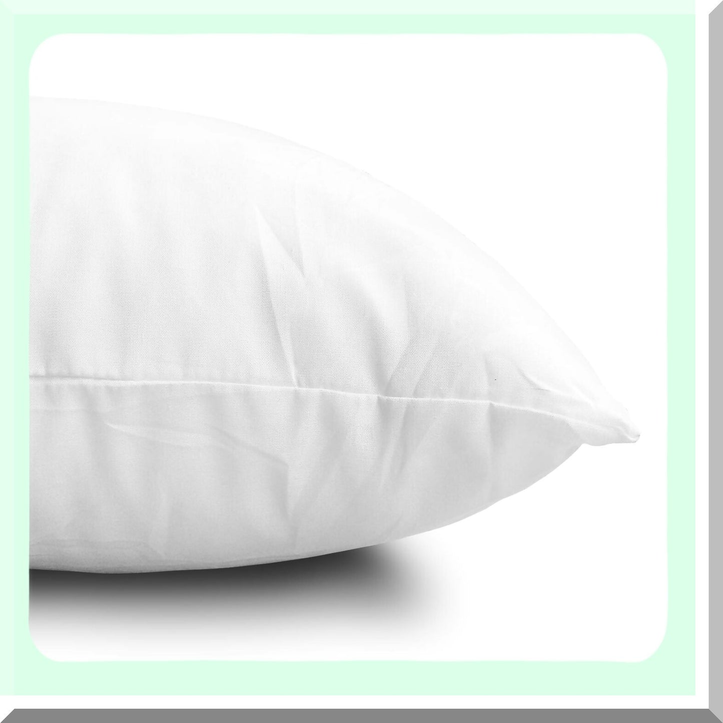 Luxury Plush Pillow Inserts - Set of 2 Hypoallergenic Down Alternative Cushions for Couch, Sham Stuffer, Machine Washable - White, 18x18 - CozyComfort