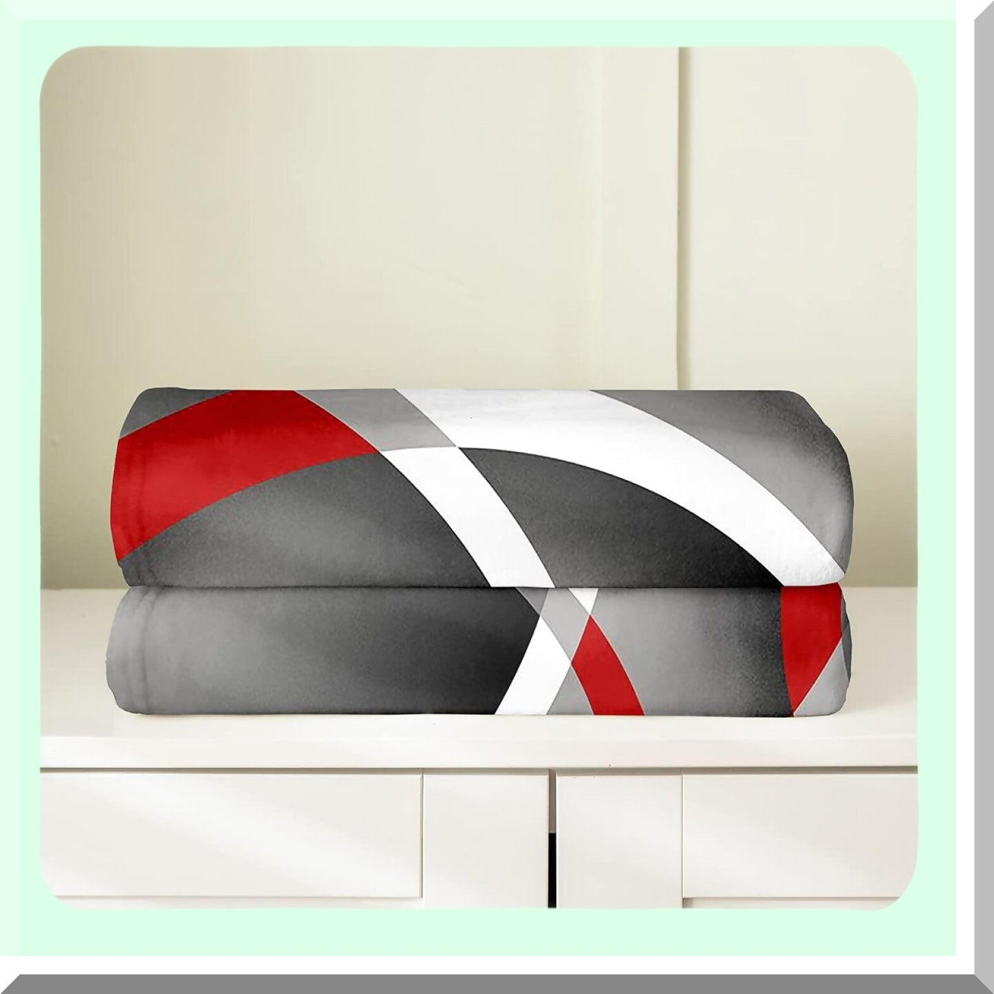 Retro Swirl Fleece Throw Blanket - Soft, Warm, Lightweight Flannel for Couch or Bed, Perfect Gift for Kids and Adults (50x60 Inches)
