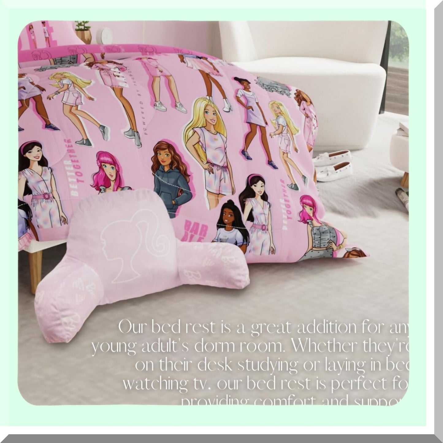 SuperPlush Squishy Movie Luxe Pillow - Officially Licensed Decorative Bed Rest Cushion, 19" x 30" - Ultra Soft and Cozy for Ultimate Comfort