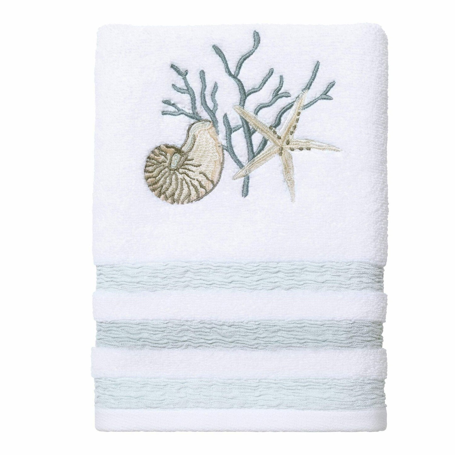 Hand Towel, Cotton, 16x30, Coastal Terrazo