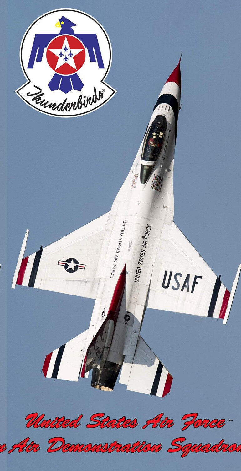 USAF Thunderbird Brazilian Velour Beach Towel 30x60