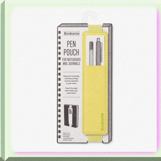 Bookaroo Pen Pouch Lime for A5 Notebooks