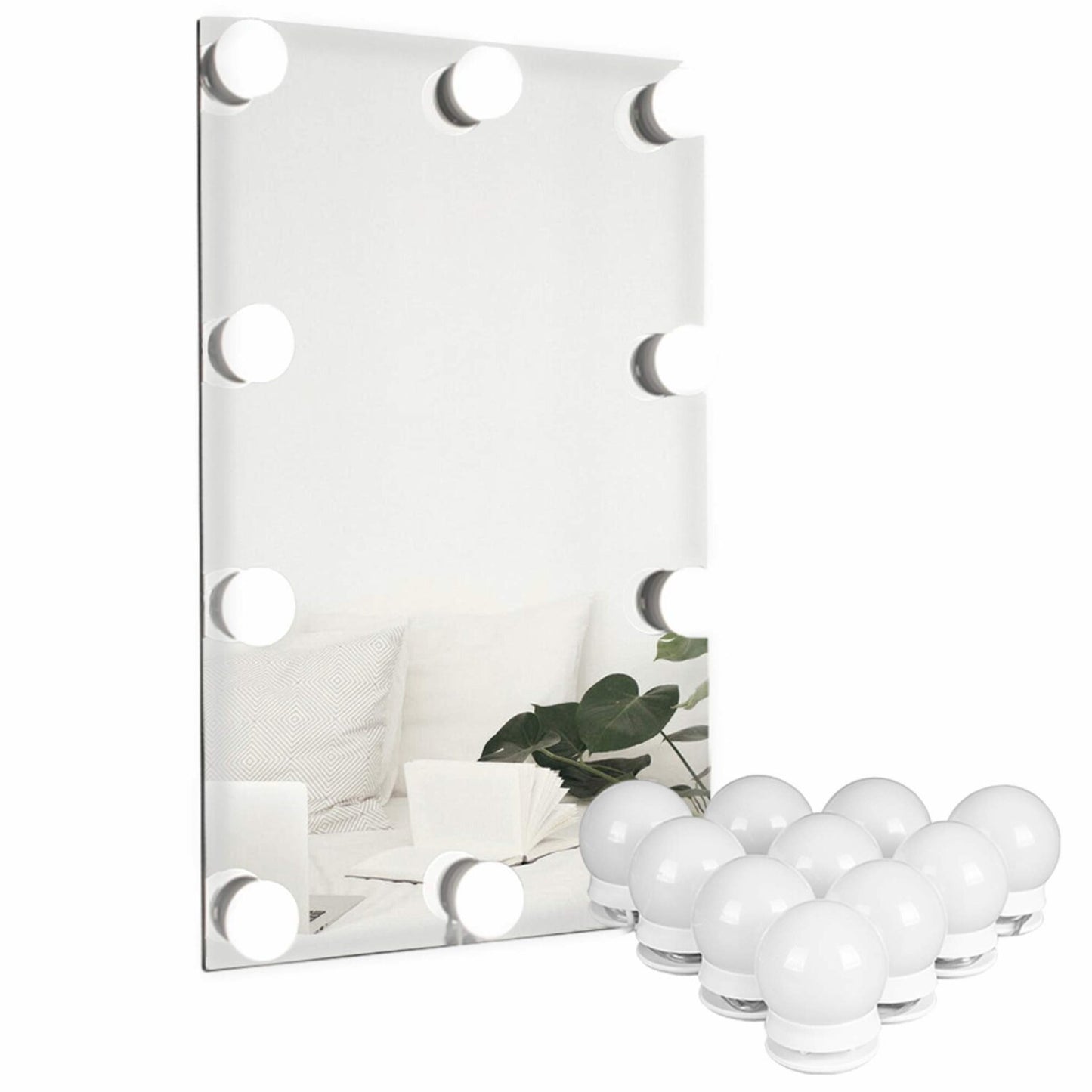 Vanity Mirror LED Light Kit 10 Bulbs Dimmable