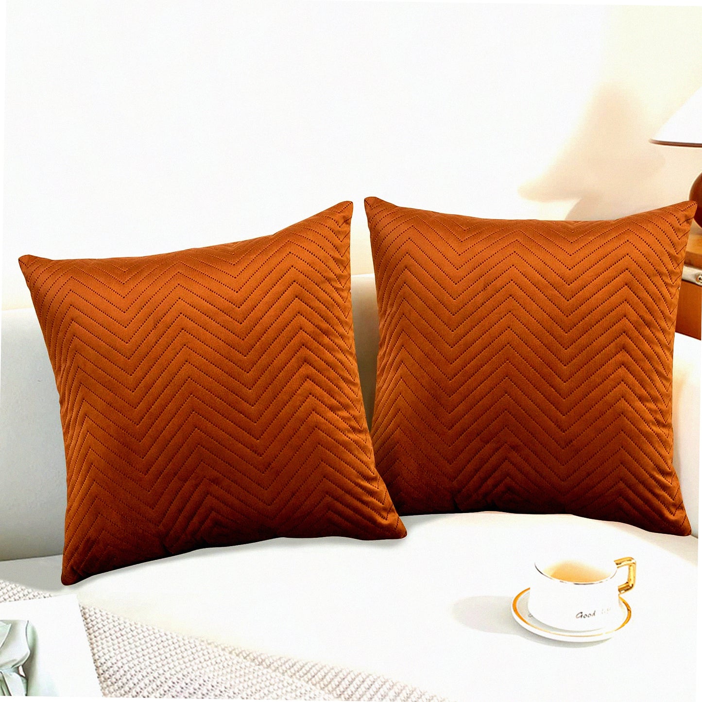 Modern Camel Decor Pillow Cover - 18x18 Couch Cushion Case for Bedroom, Sofa, Office & Living Room. Stylish Throw Pillow Case for Bed Decor.