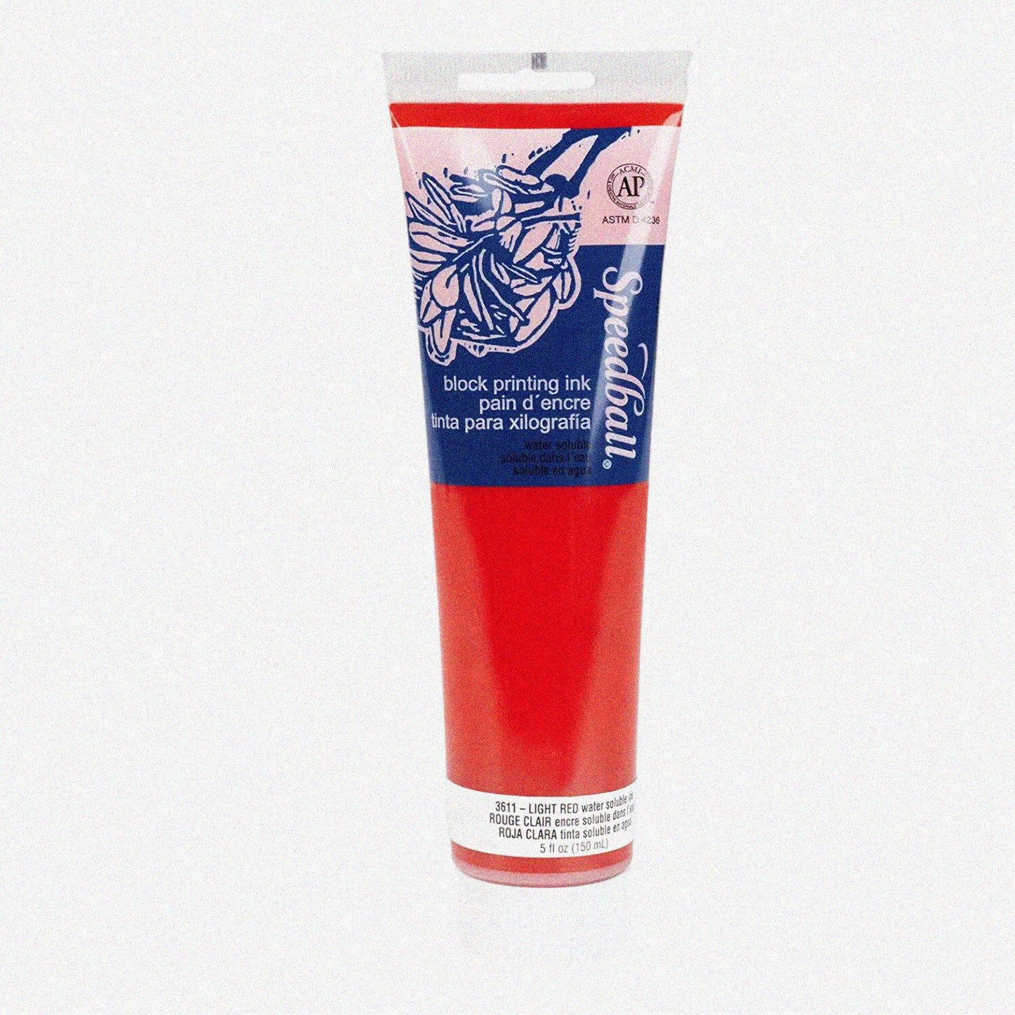 5oz Light Red Water-Soluble Block Printing Ink
