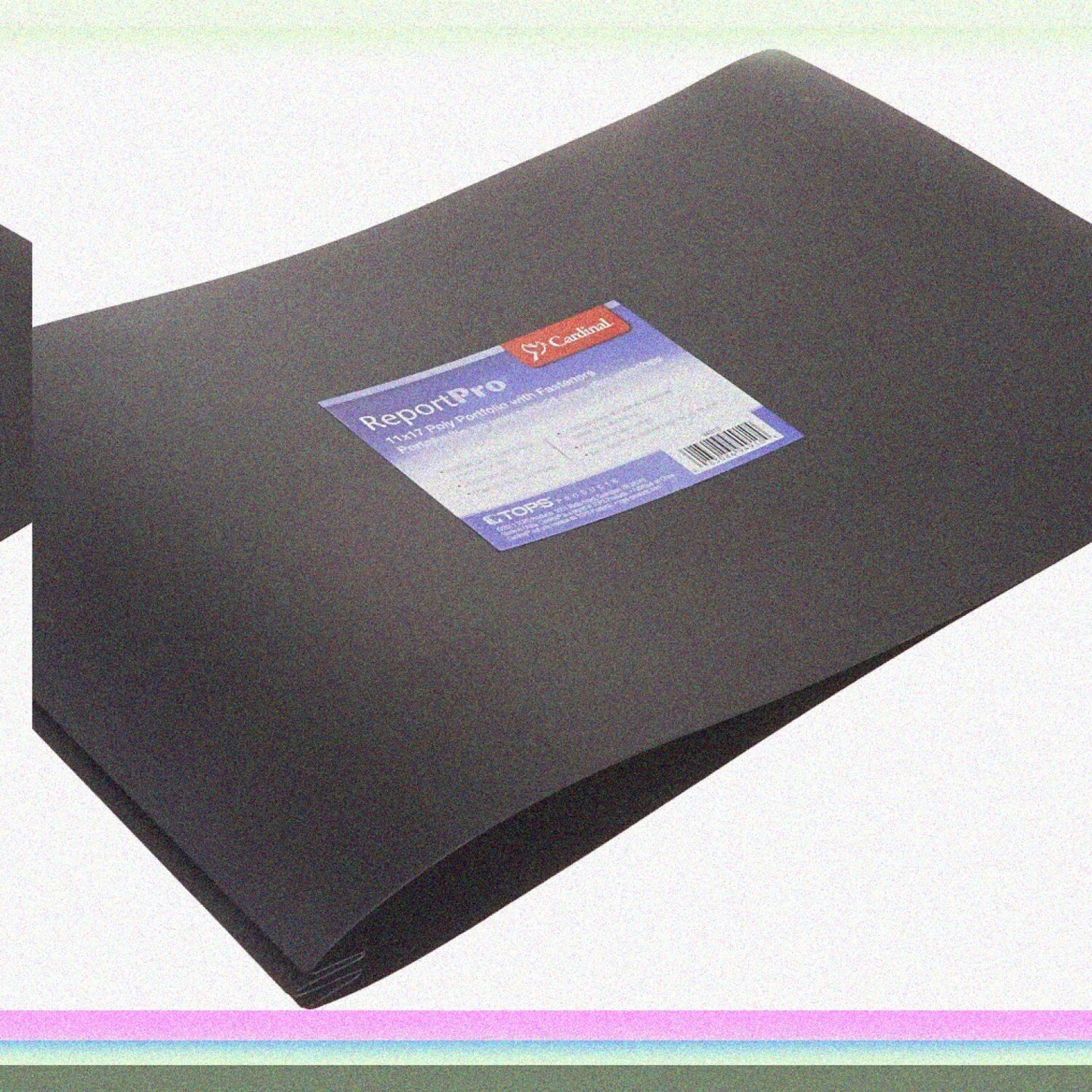 Poly Portfolio with Brads Black 11x17
