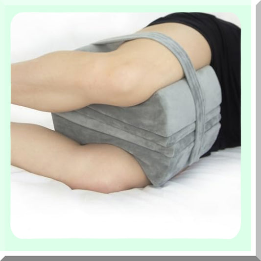 OrthoSleep Memory Foam Knee Hip Leg Pillow - Customizable Thickness for Side Sleepers, Lower Back Pain, Sciatica Relief - Orthopedic Support for Better Sleep