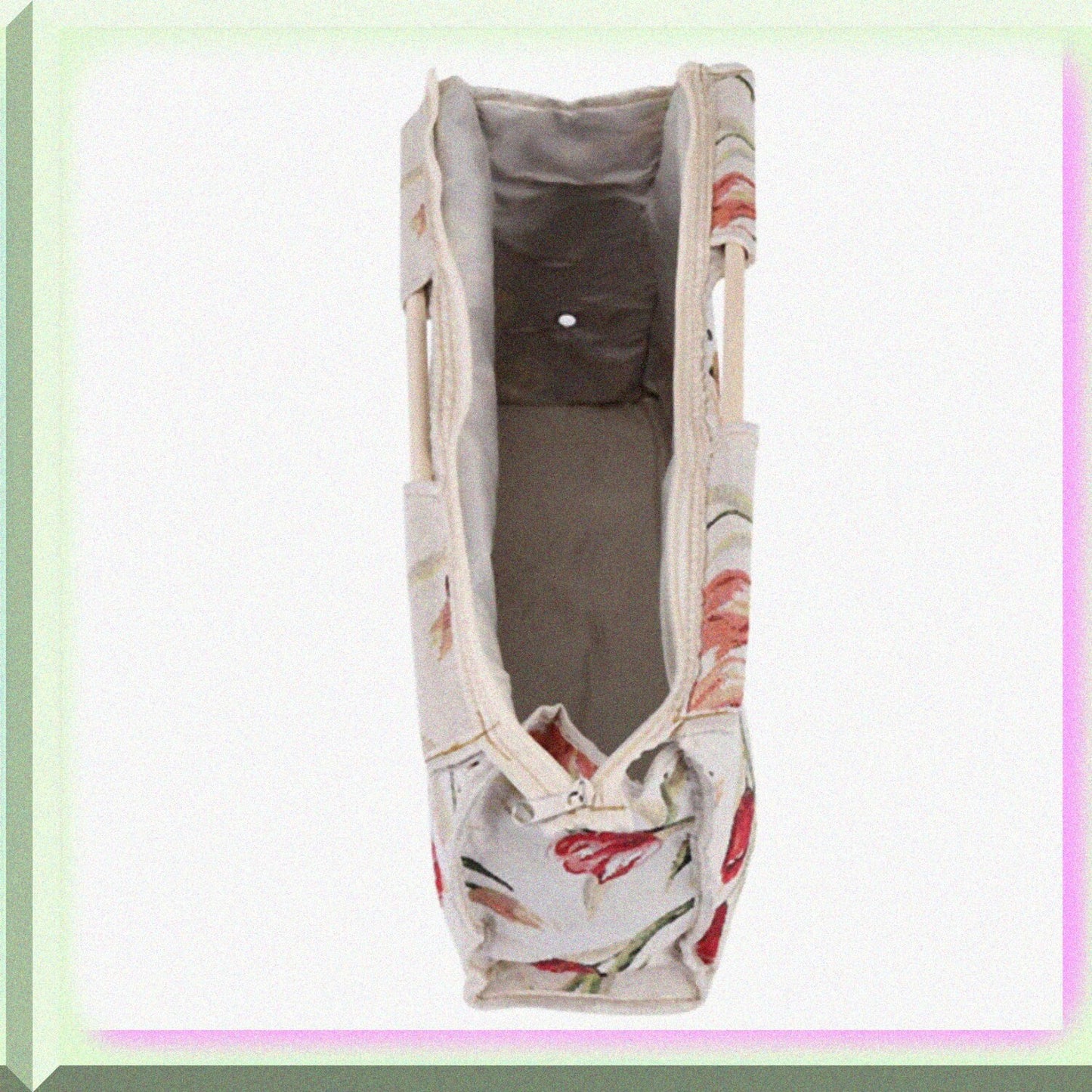 Knitting Bag Rose Jacquard 16.5x11.8x4.3in