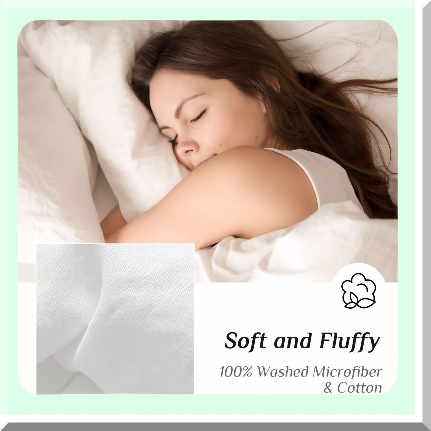 Boho Bliss White Comforter Set - Queen Size 3-Piece Bedding Bundle with Textured Pleats, Soft Microfiber Fluffiness, and Striped Down Alternative Fill.
