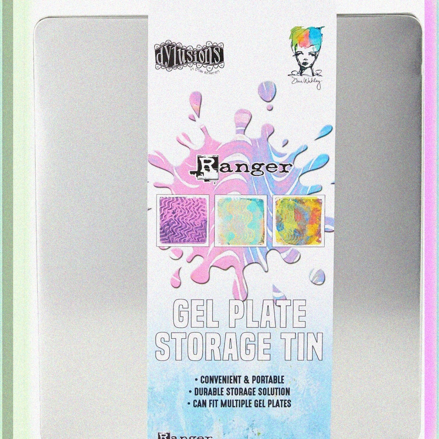 Gel Press Storage Tin, Multicolor