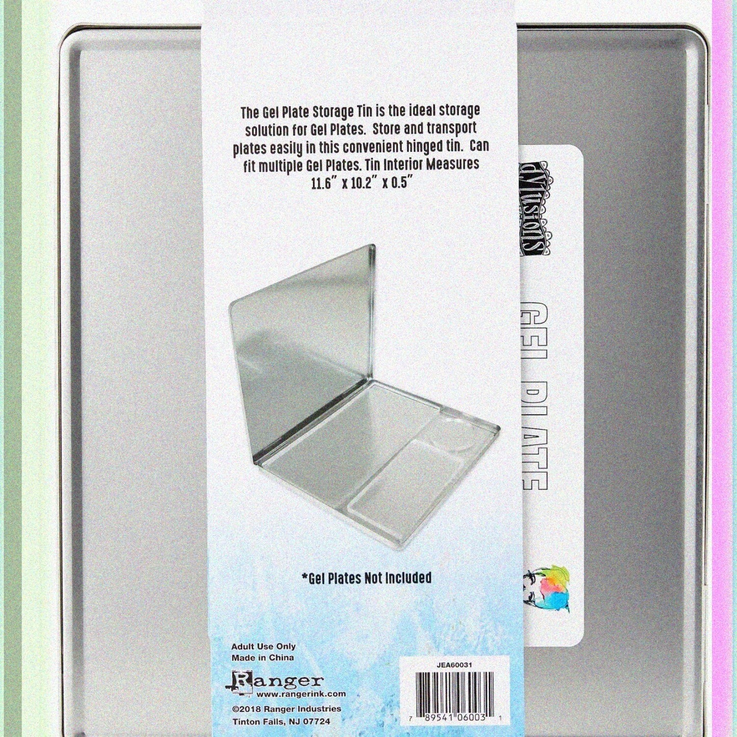 Gel Press Storage Tin, Multicolor