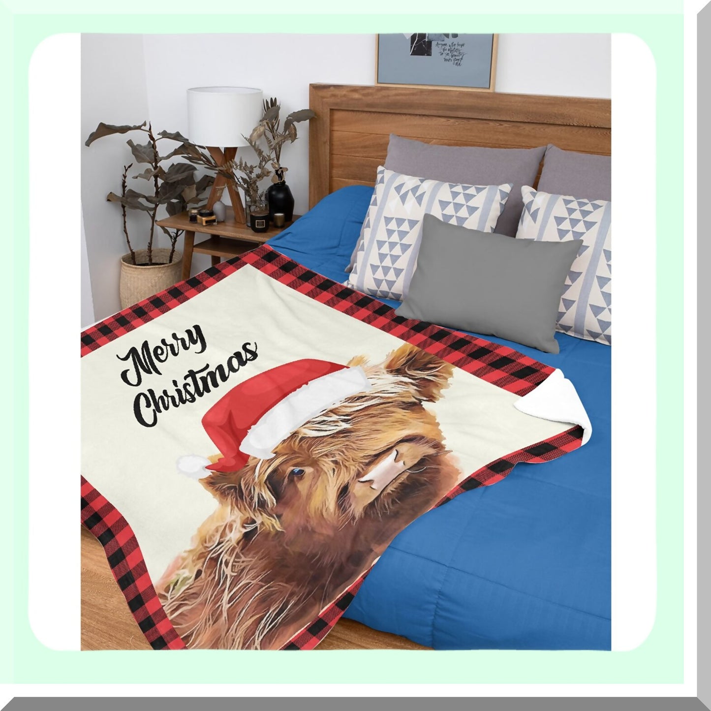 Highland Haven Flannel Fleece Blanket - Soft, Cozy, Lightweight Throw for Adults & Kids, Perfect for Travel, Bed, and Couch, All-Season Comfort, 50"x60"