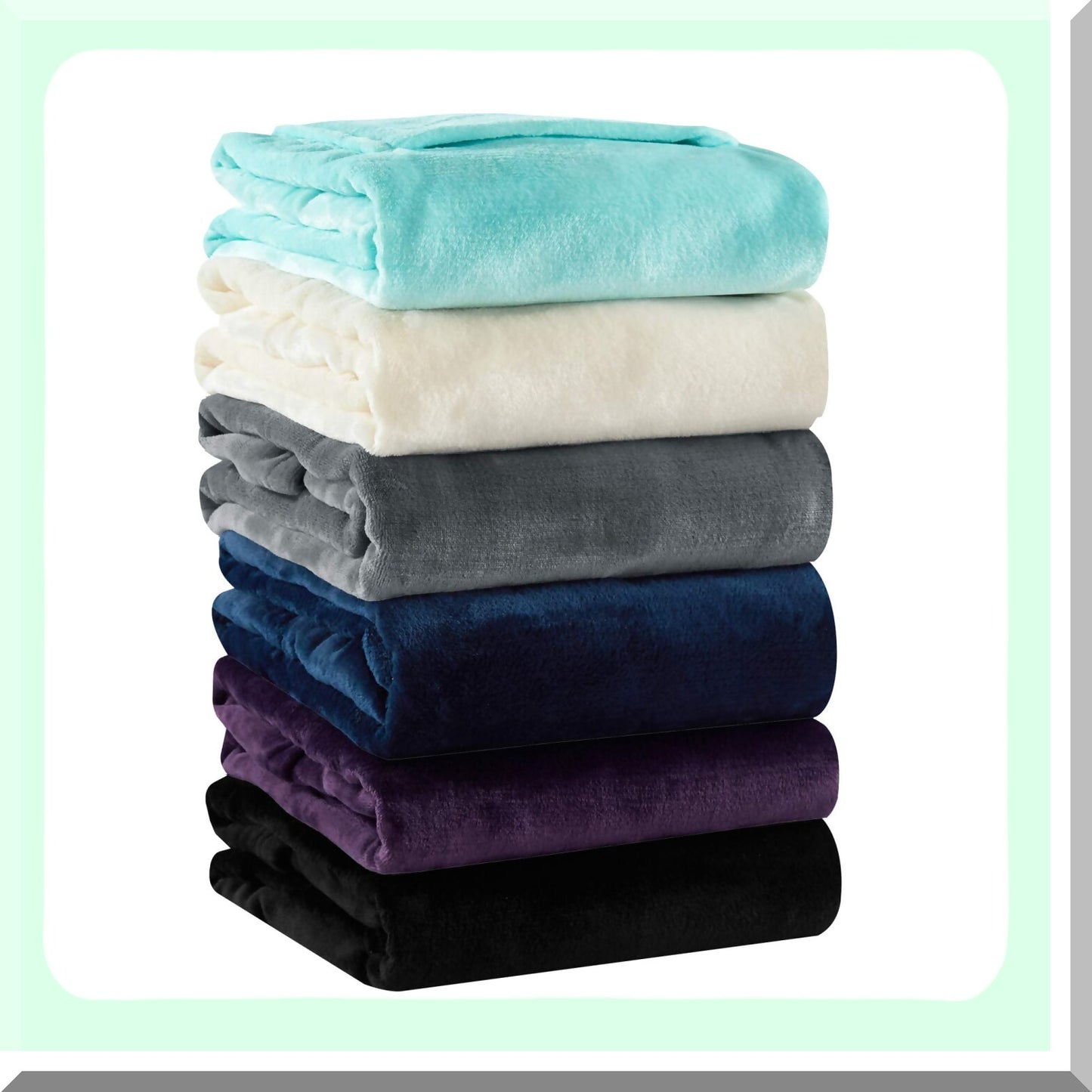 Ultra Plush Cozy Flannel Fleece Snuggle Robe with Pockets & Bonus Striped Socks