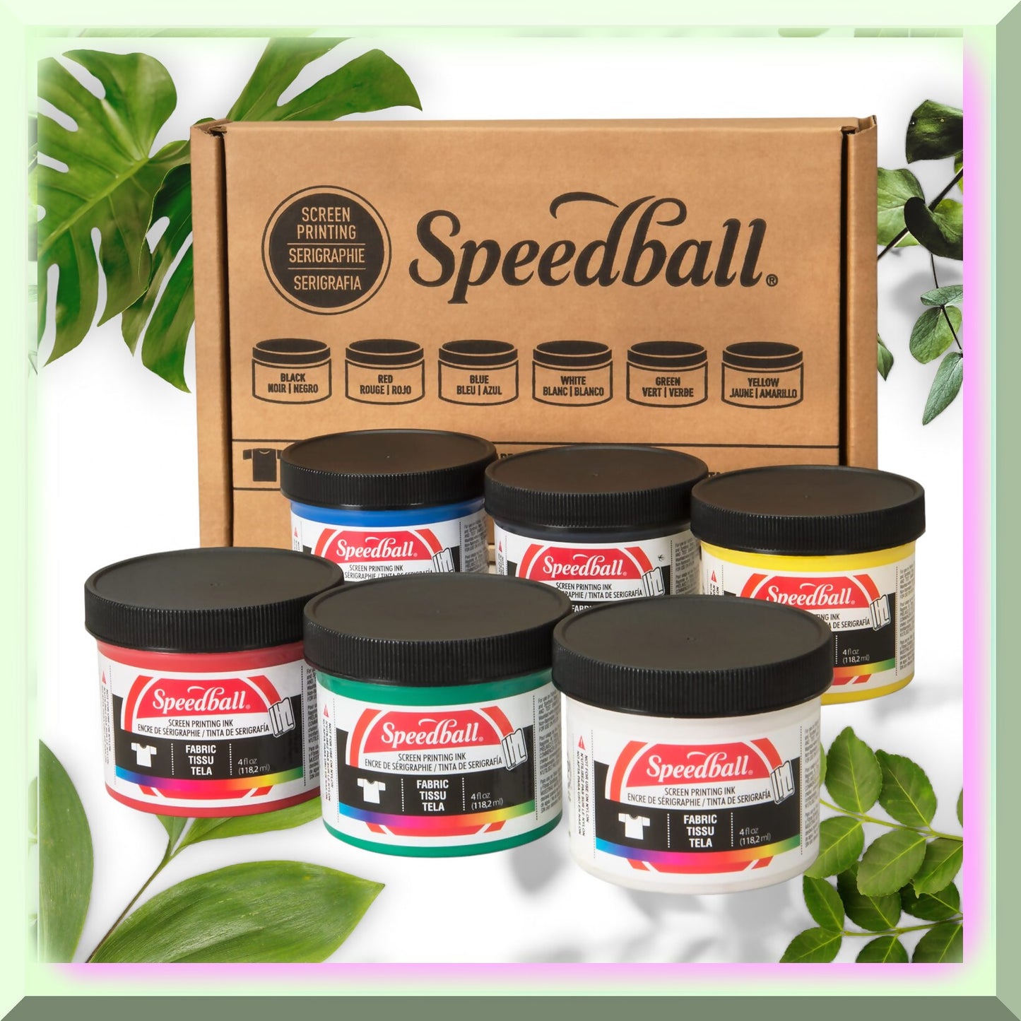 ColorSplash Fabric Ink Kit 6 Colors 4oz