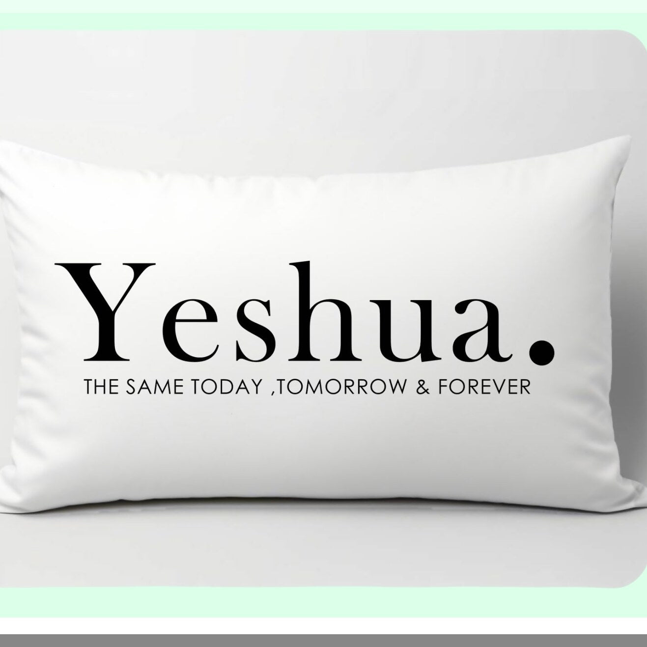Faithful Blessings Pillow Covers - Set of 2, Inspirational Christian Gifts for Women, Religious Decorative Cushion Cases 12x20