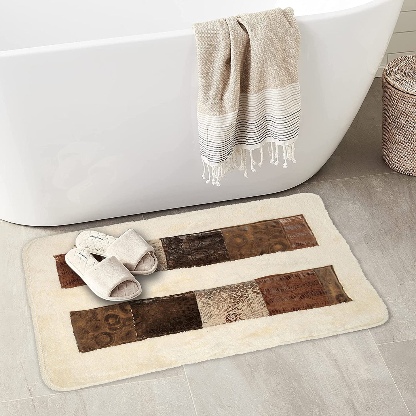 Zambia Animal Print Bathroom Rug