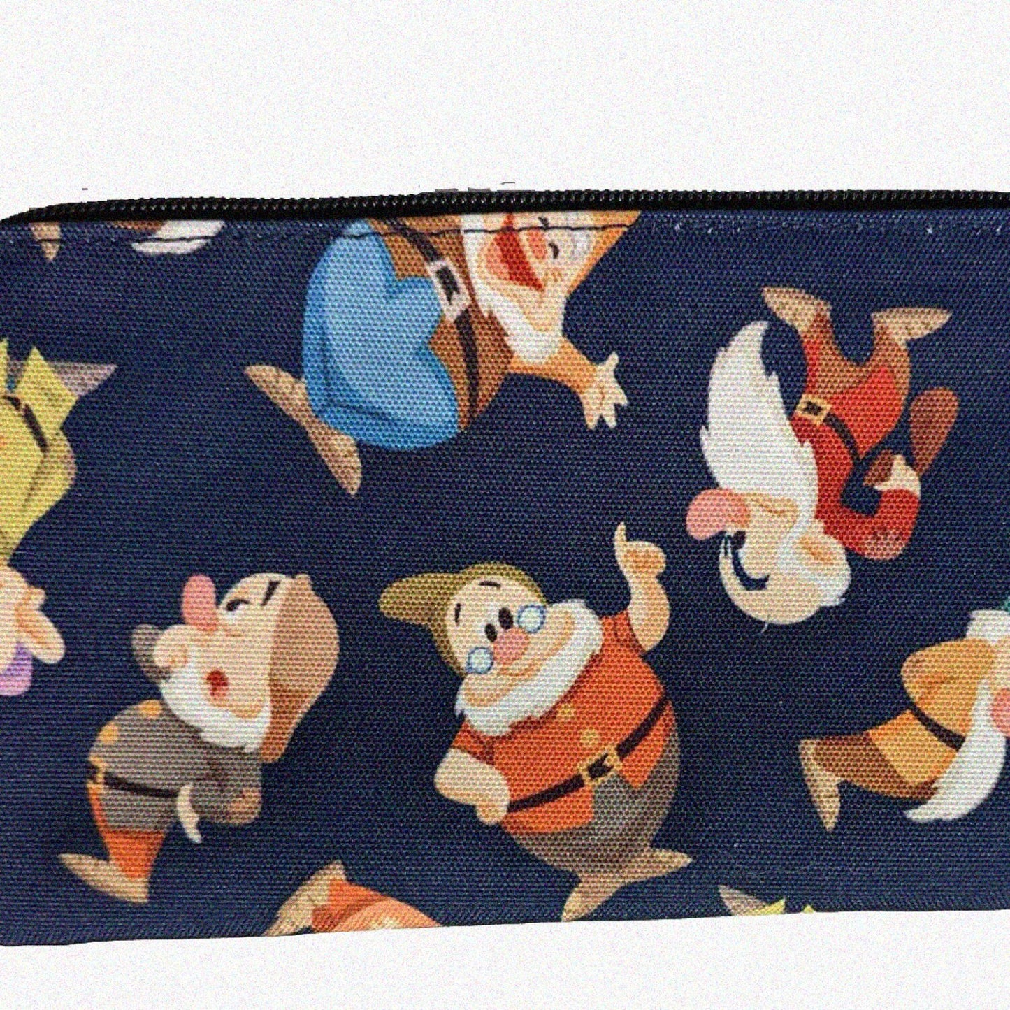 Seven Dwarves Allover Print Cosmetic Pouch