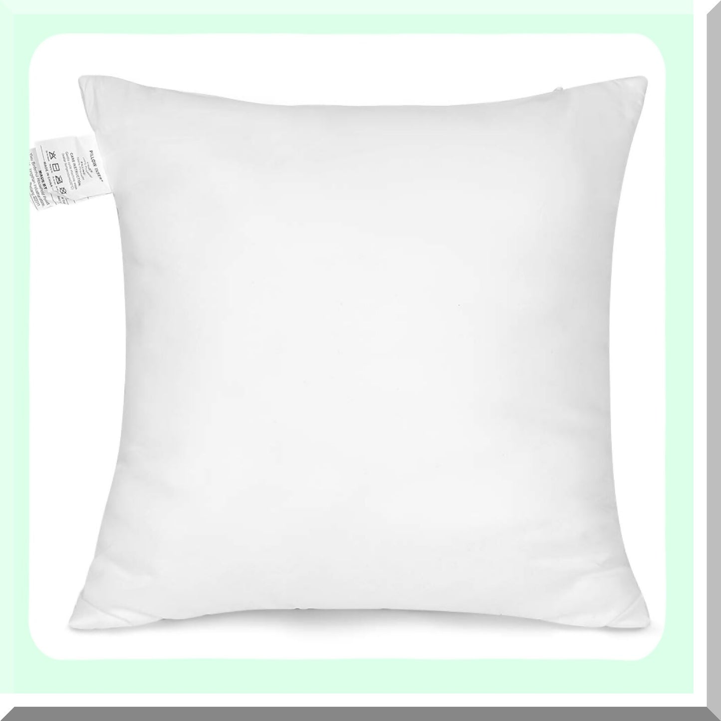 Square Comfort 18x18 Pillow Inserts - Set of 4 Cushion Stuffers for Couch, Sofa, Bed - Indoor Decorative White Pillows - Soft and Fluffy Inserts