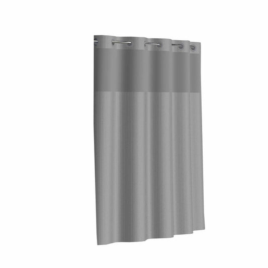 Shower Curtain Set with PEVA Liner and Window