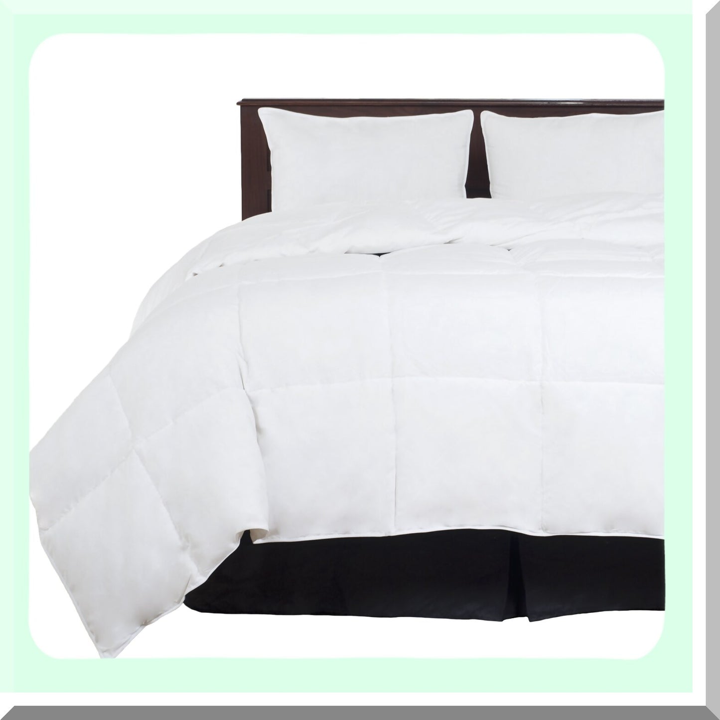 CloudSoft Twin White Comforter - Hypoallergenic Lightweight Bedding for All Seasons - Soft Microfiber Fill for Alternative Down Feel - Machine Washable & Durable