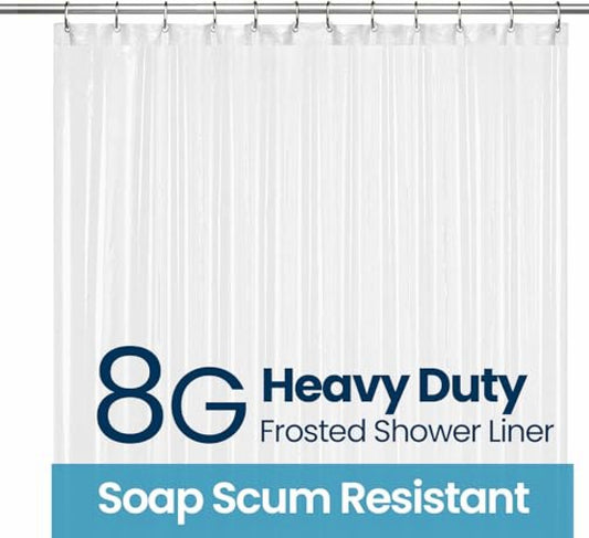 Waterproof PEVA Shower Curtain Liner 72x72