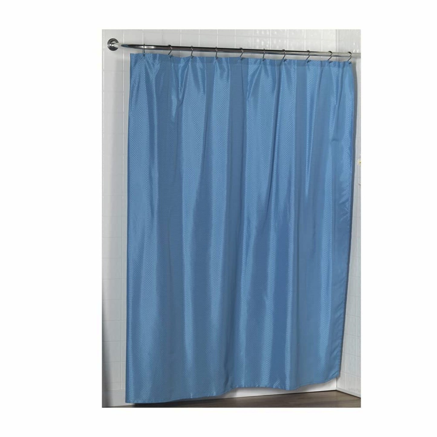 Polyester Dobby Shower Curtain 70x72 Blue