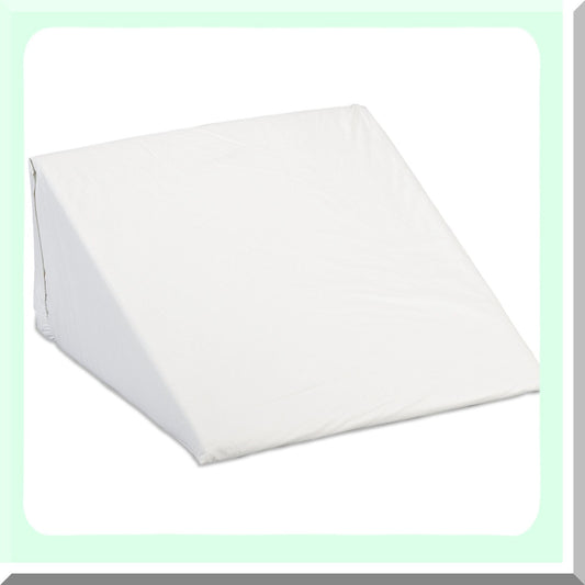 ComfortFoam 27° Bed Wedge - 12" Rise Pillow - Supportive Angle for Sleeping - Orthopedic Foam Wedge - Back Pain Relief - Acid Reflux Pillow