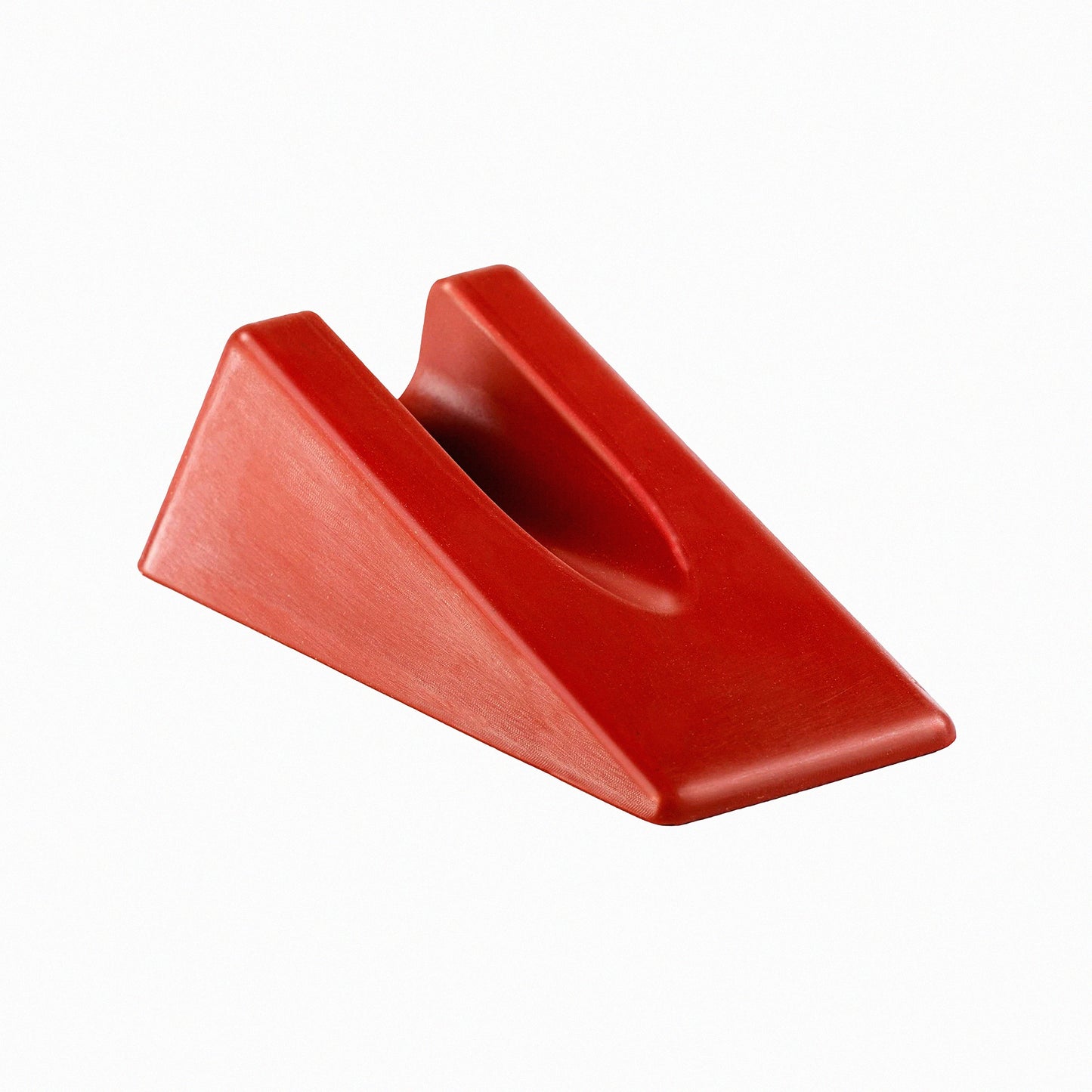 SpineEase Mobilization Wedge - Compact Comfort Wedge for Spine & Extremity Mobilizations - Molded Groove & Non-Slip Rubber Design - ChiroFlex Wedge