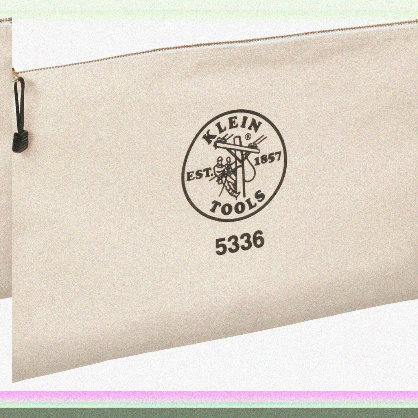 Canvas Contractor's Portfolio Zipper Bag 12x17 inches
