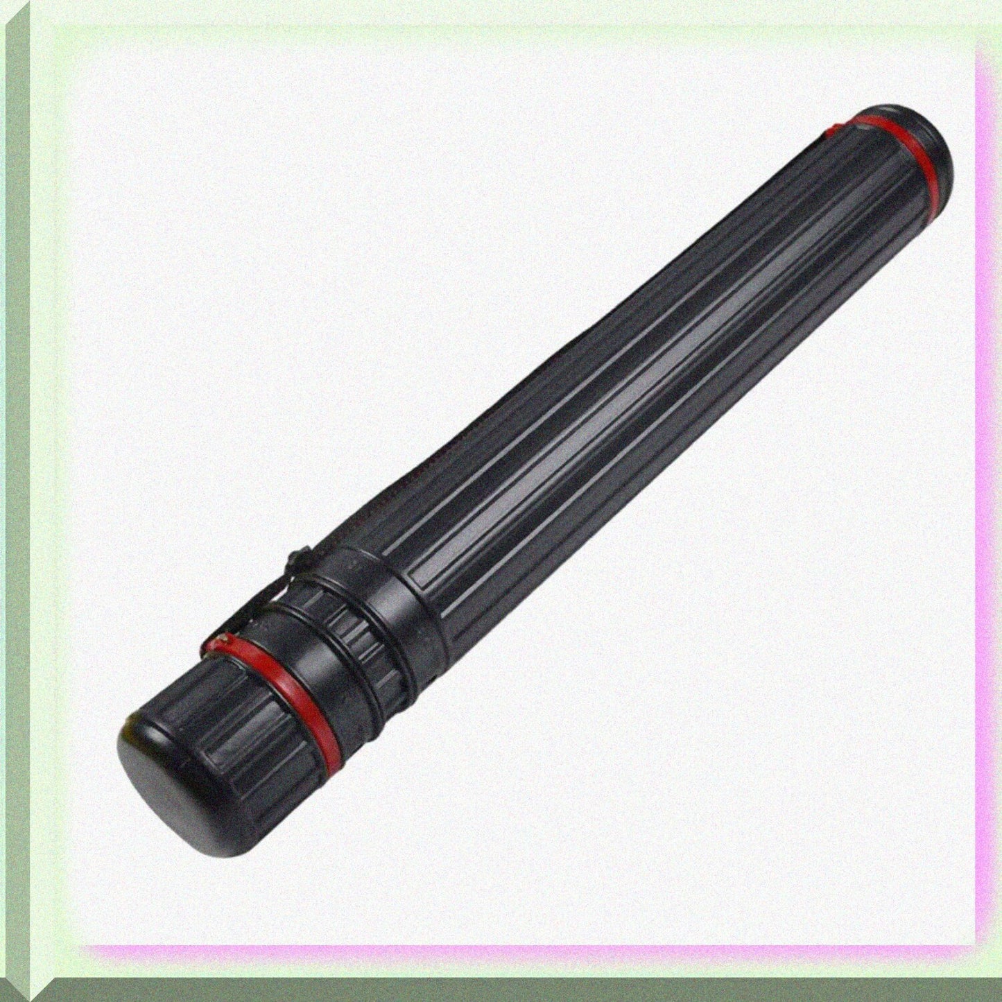 Drawing Tube Blueprint Case 24-40 Inches Black Plastic
