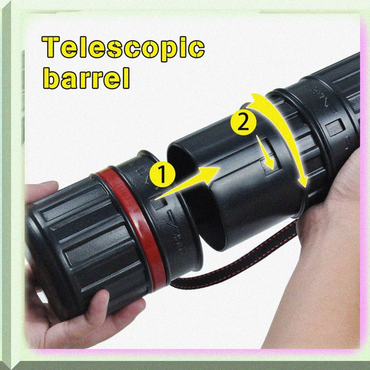Drawing Tube Blueprint Case 24-40 Inches Black Plastic