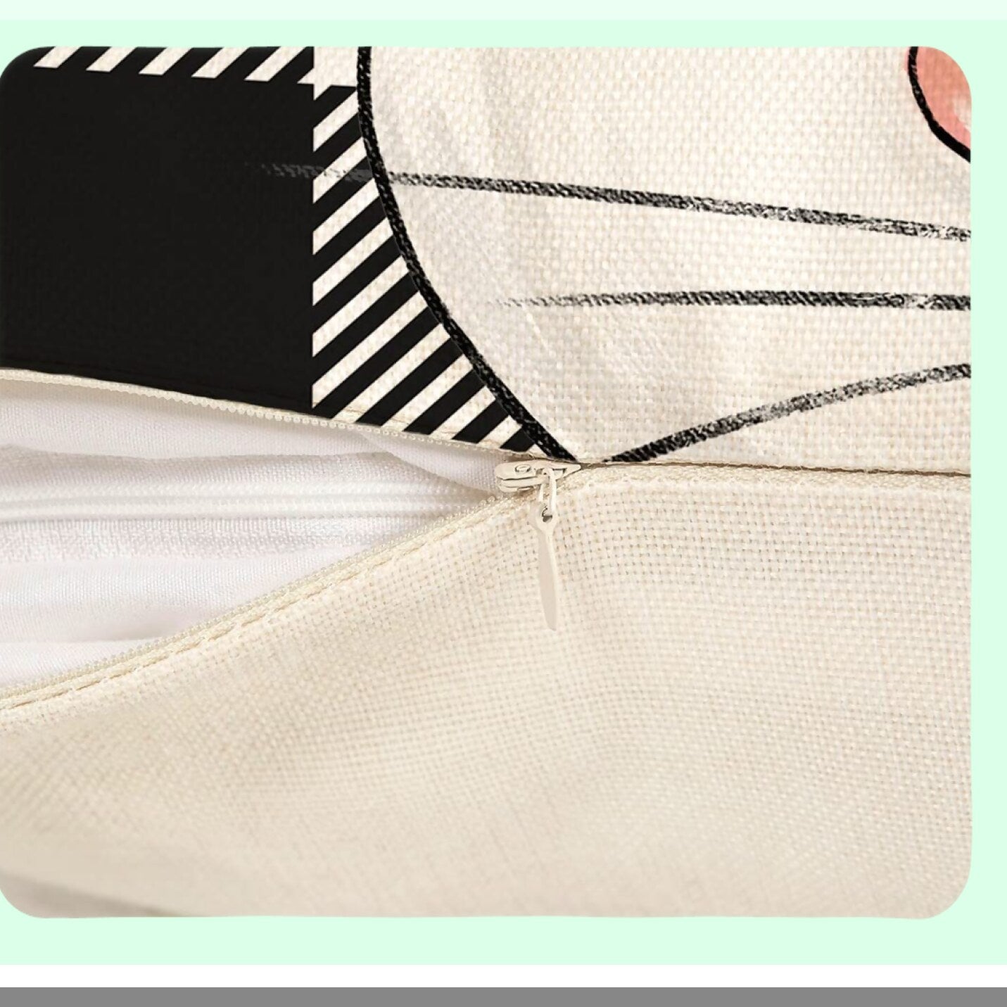 Spring Farmhouse Buffalo Plaid Bunny Eggs Pillow Covers Set - Decorative Throw Cushion Case 16x16 (Pack of 4) for Home Decor - TH086-16