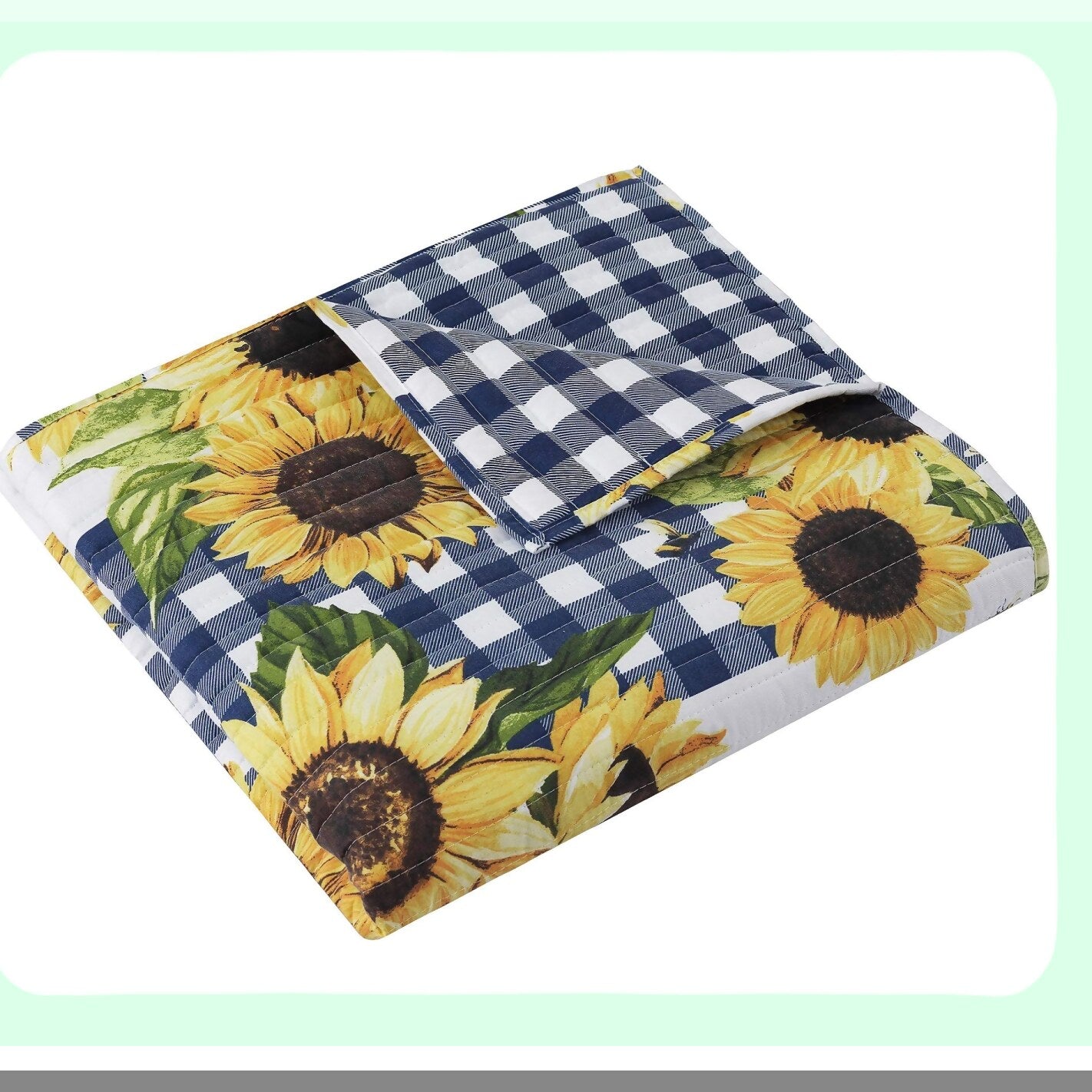 Sunflower Bliss Cozy Throw Blanket, 50x60 inches, Gold - Perfect for Warmth and Style