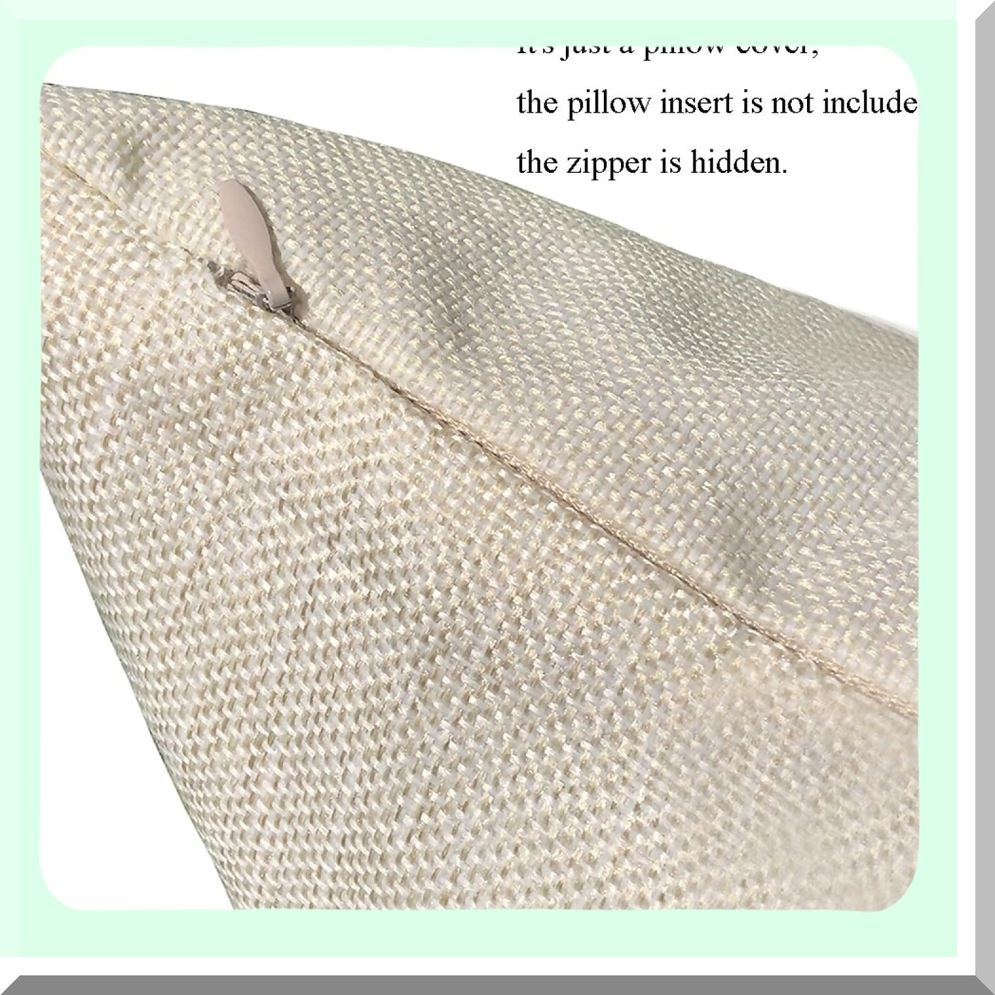 Lake Time Summer Green Word Art Decorative Pillowcase