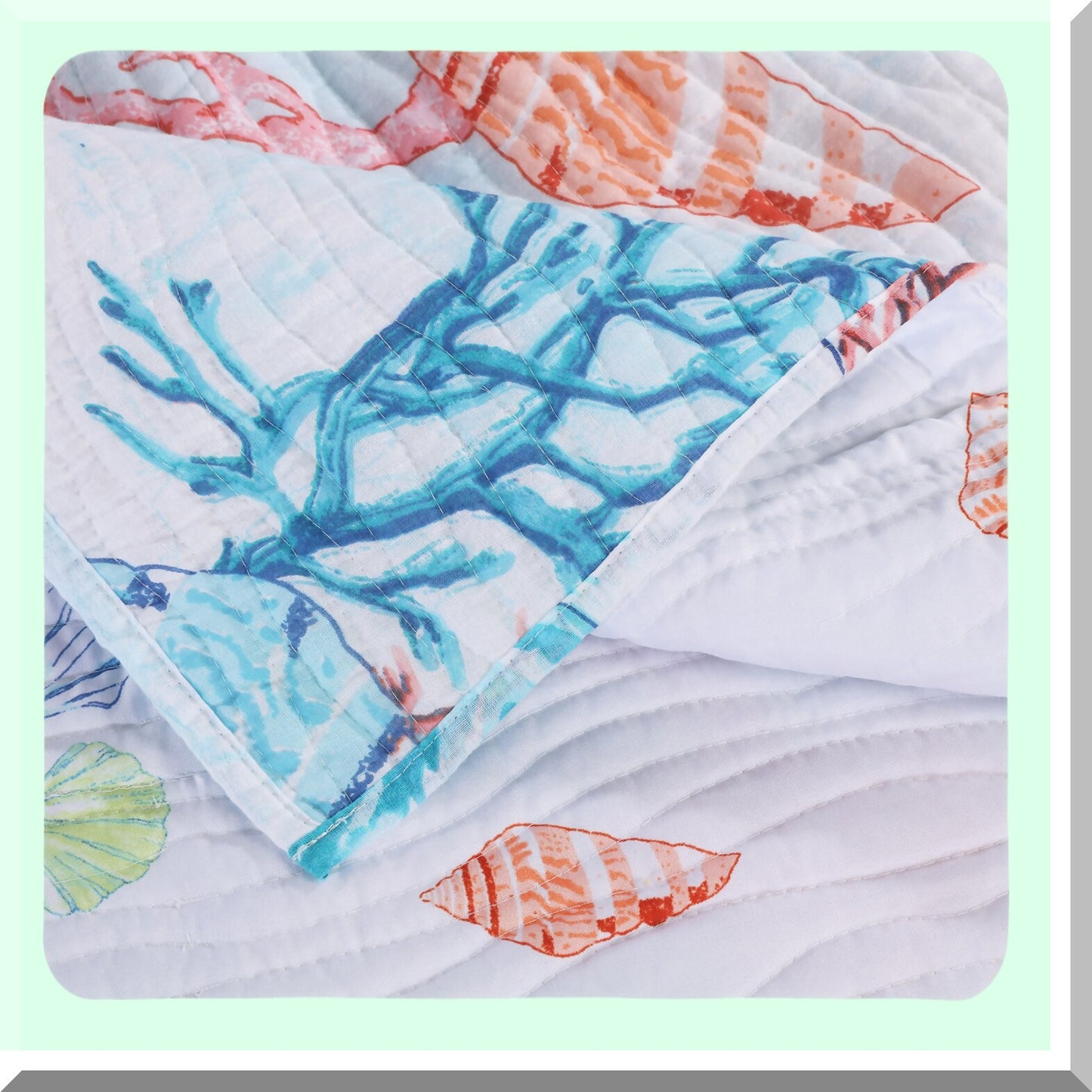 Coastal Comfort Sarasota Throw Blanket, 50" x 60", Multicolor