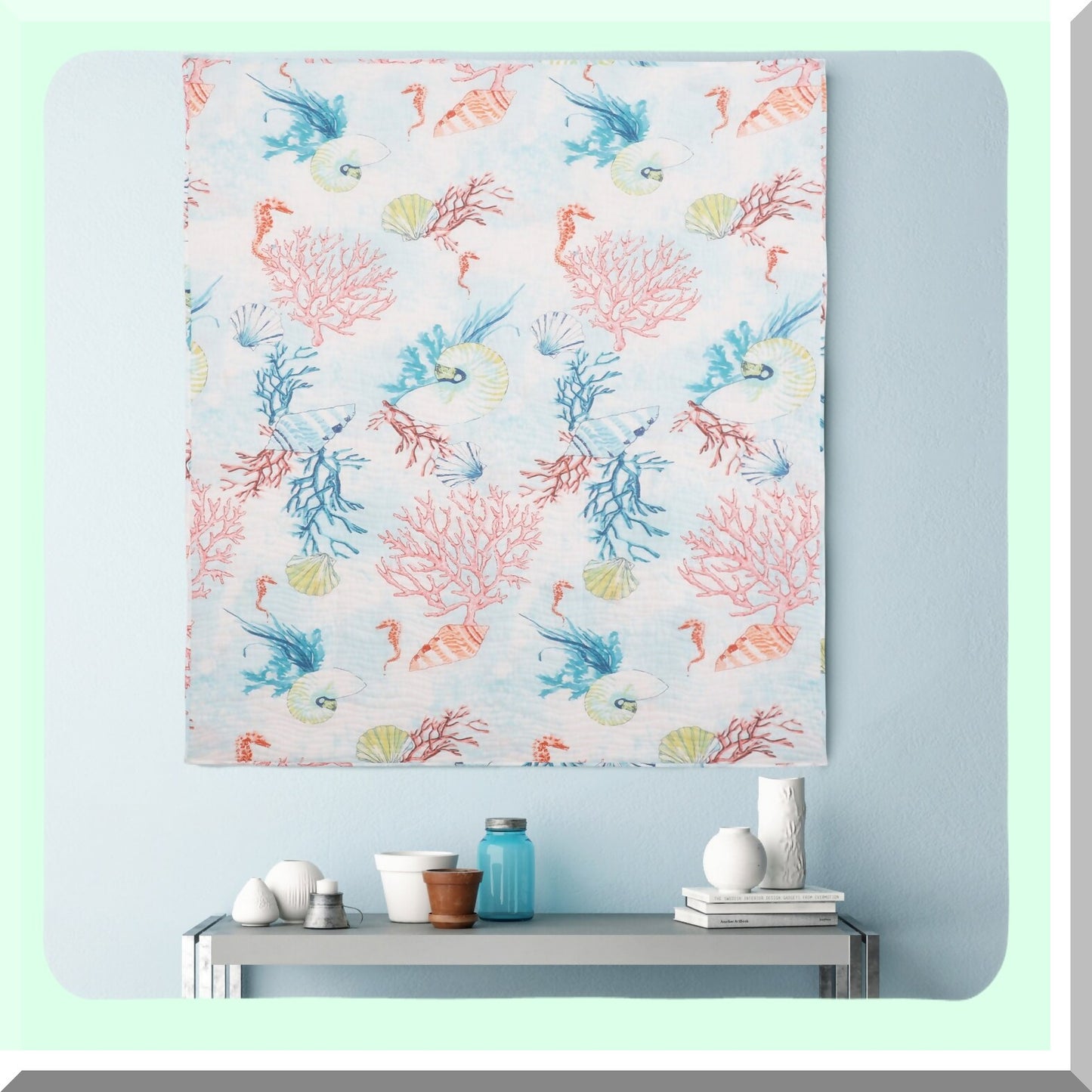 Coastal Comfort Sarasota Throw Blanket, 50" x 60", Multicolor