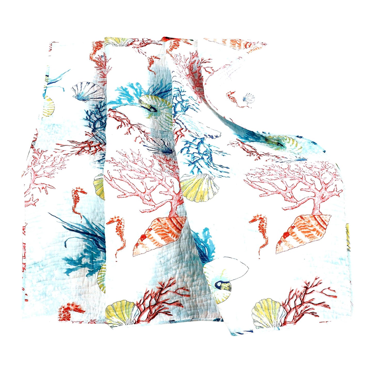 Coastal Comfort Sarasota Throw Blanket, 50" x 60", Multicolor