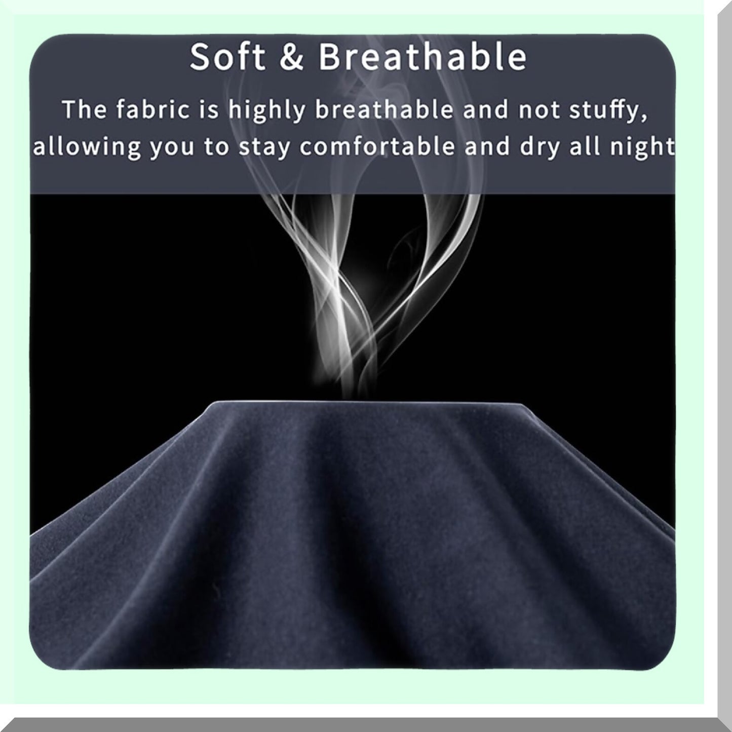 Navy Blue Microfiber Body Pillowcase Set - Soft Comfort 20 x 54 Inches - Hidden Zipper Closure - 2 Pack Body Pillow Cover - Not Shrink Fabric