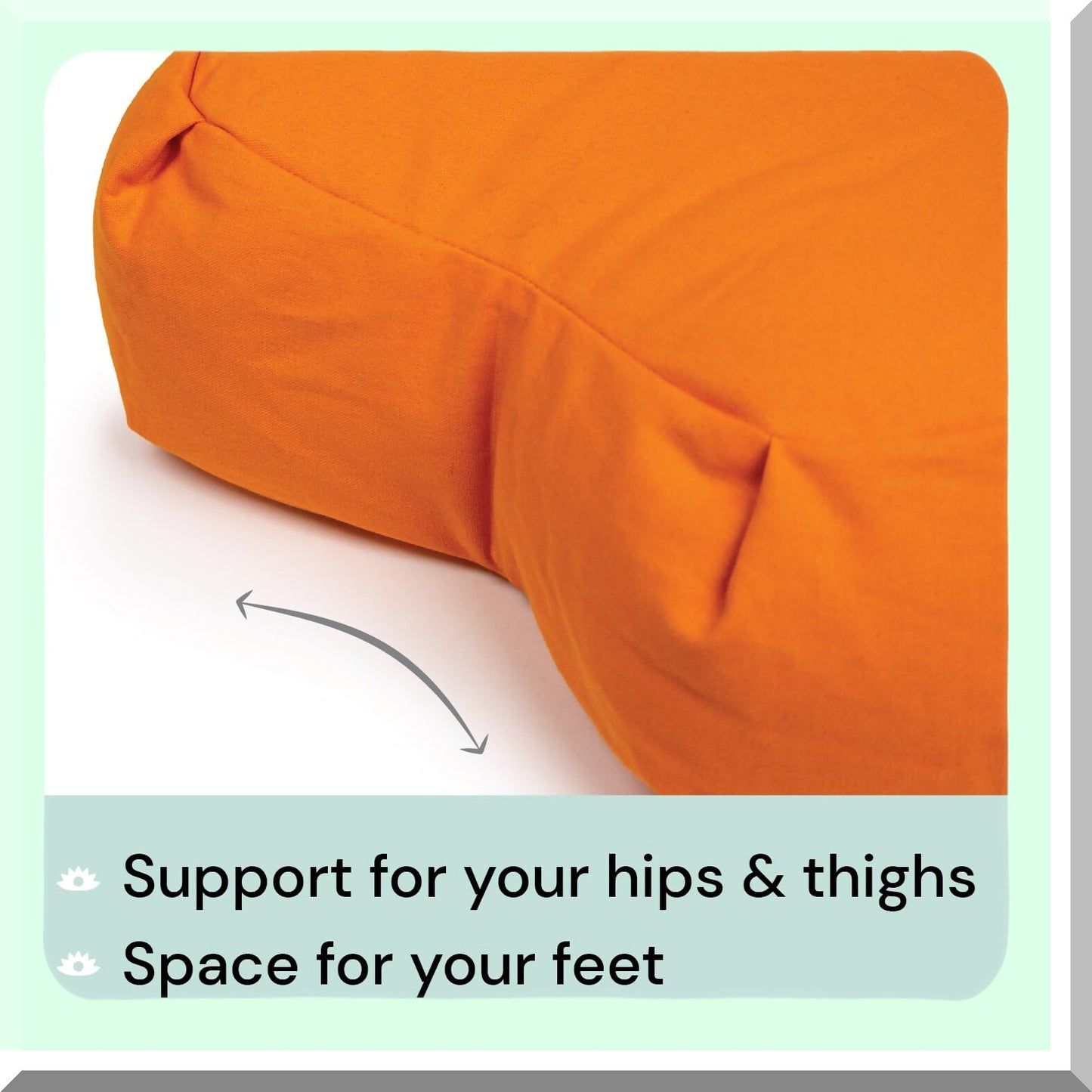 Crescent Zen Zafu - USA Buckwheat Meditation Pillow, Cotton Fill, Burgundy Comfort Support for Yoga, Mindfulness, and Relaxation