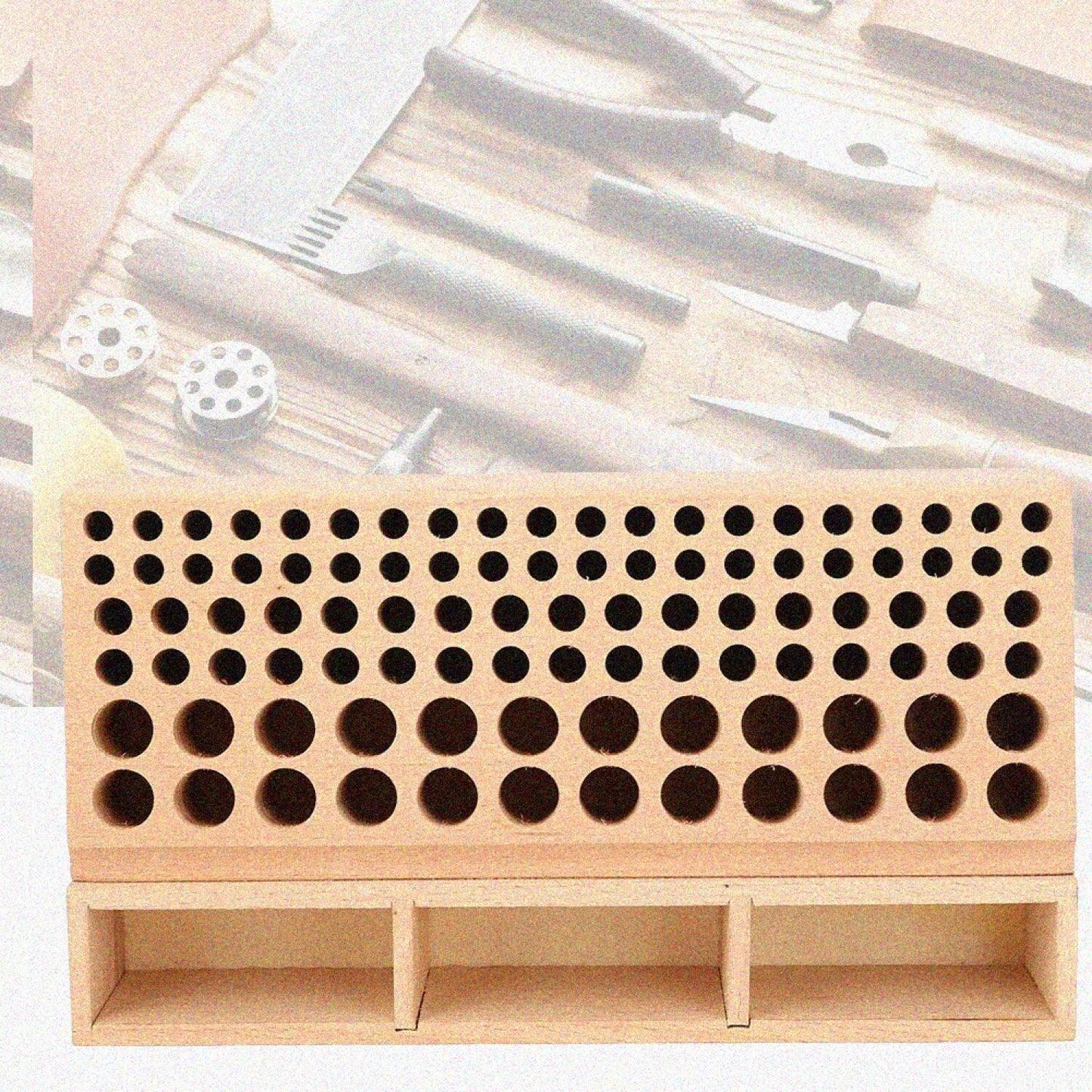 Leather Tool Holder Rack for 100 Tools