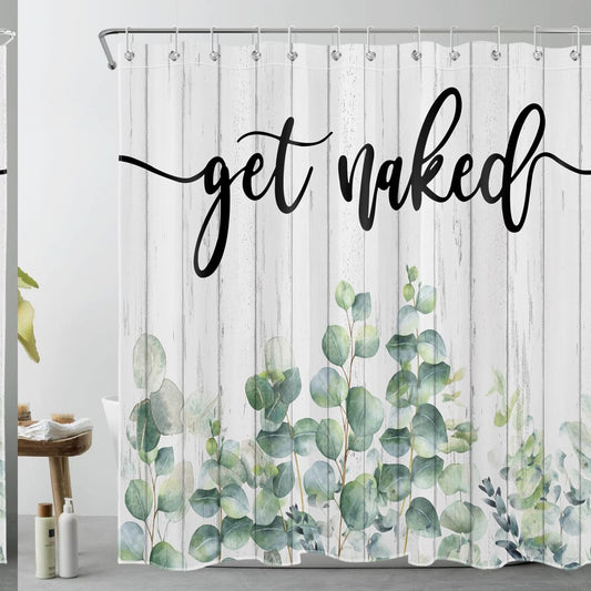 Eucalyptus Botanical Shower Curtain 72x72 inches