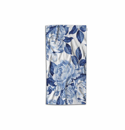 Floral Watercolor Hand Towel 15x30 Inch