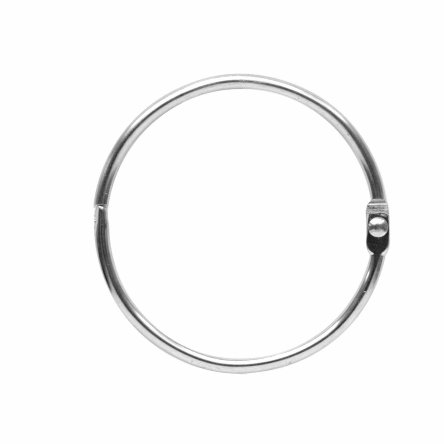 Rust-Resistant Metal Shower Curtain Rings Set of 12