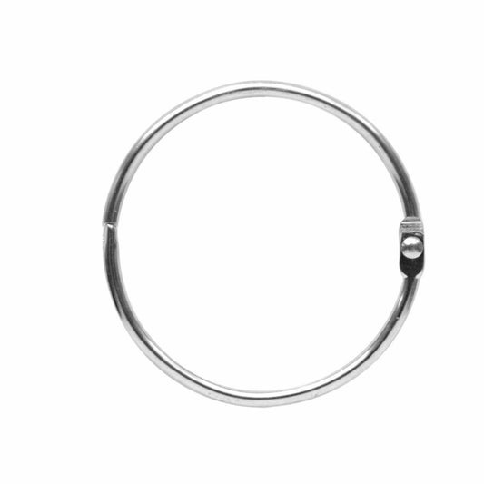 Rust-Resistant Metal Shower Curtain Rings Set of 12