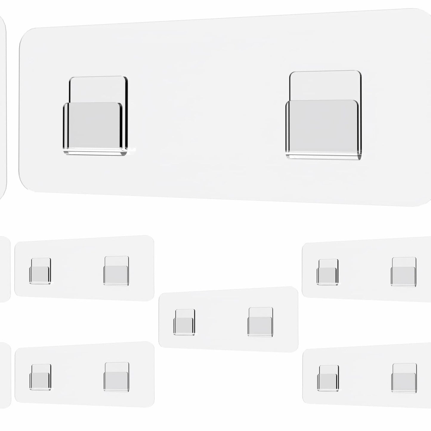 6 Pack Shower Caddy Adhesive Replacement Strips