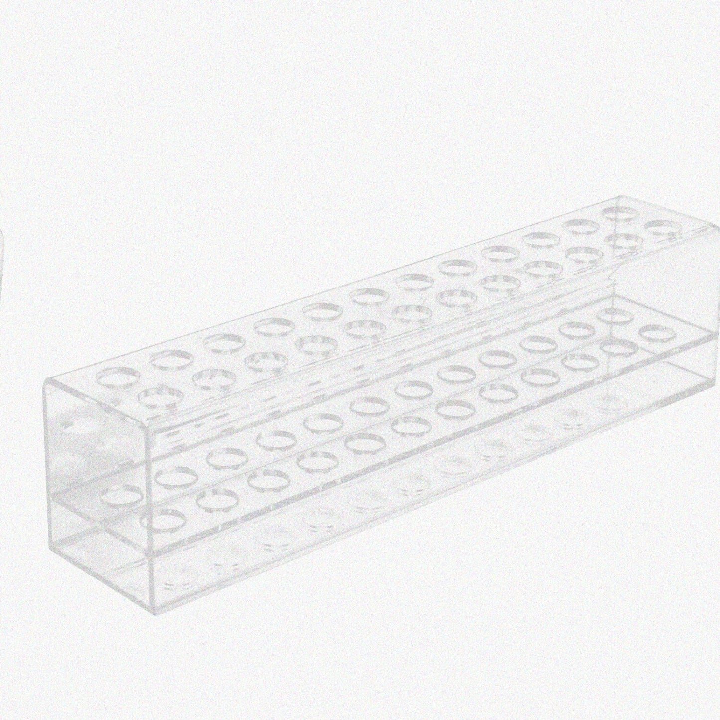 Acrylic Desktop Stand with 24 Slots for Markers and Brushes