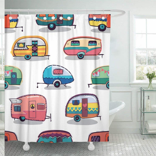 Polyester Waterproof Shower Curtain 48" x 72"