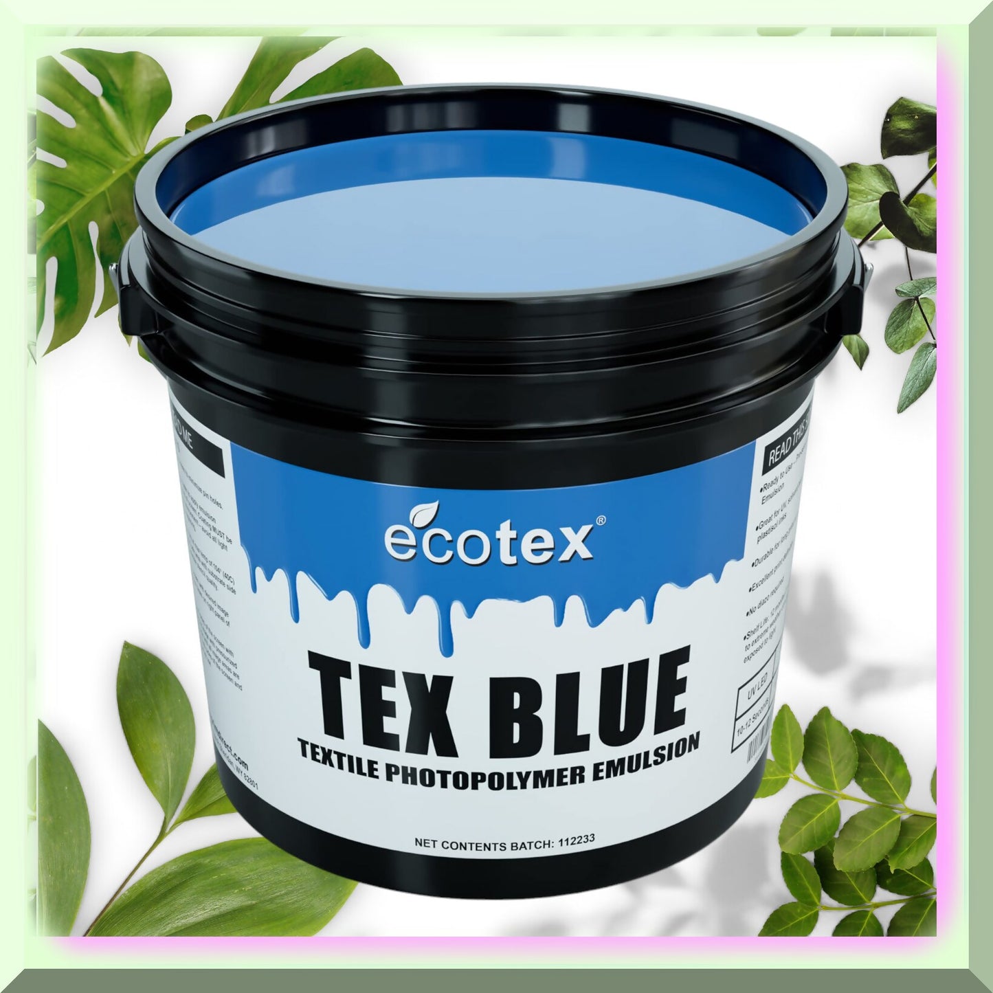 EcoPrint Pure Photopolymer Silk Screen Emulsion Quart