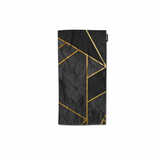 Geometric Hand Towel 30x15 Inch Black Polyester