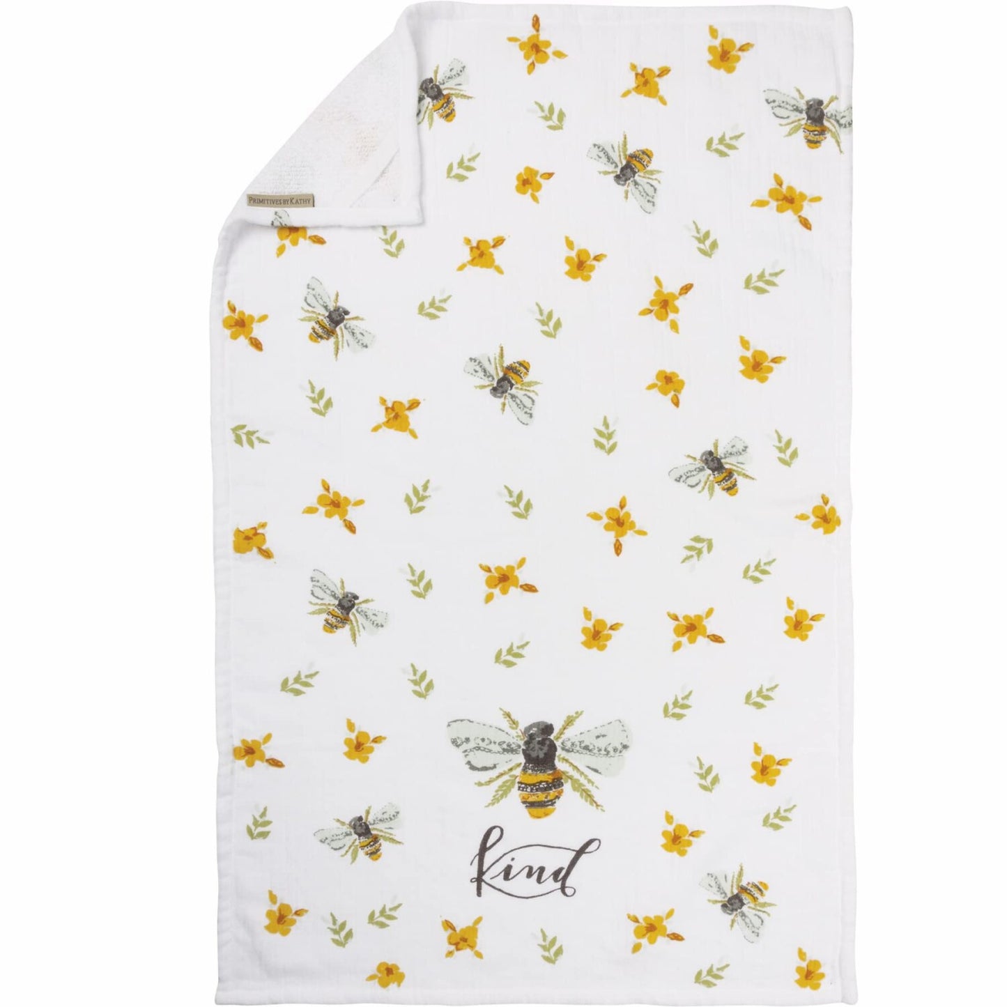 Bee Kind Terry Hand Towel 16" x 28"